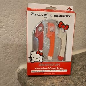 The Crème Shop x Hello Kitty Dermaplane & Sculpt Razors - Red, Orange, White New